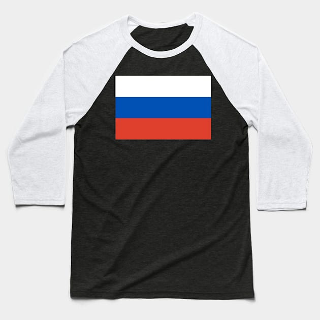 Russia Baseball T-Shirt by Wickedcartoons